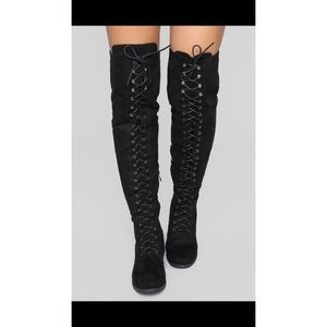 Talk Talk Flat Boot - Black